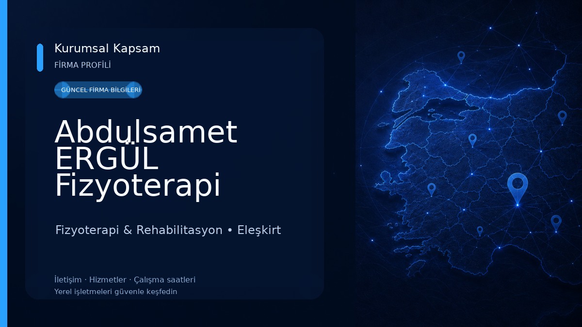 Abdulsamet ERGÜL Fizyoterapi kliniği 