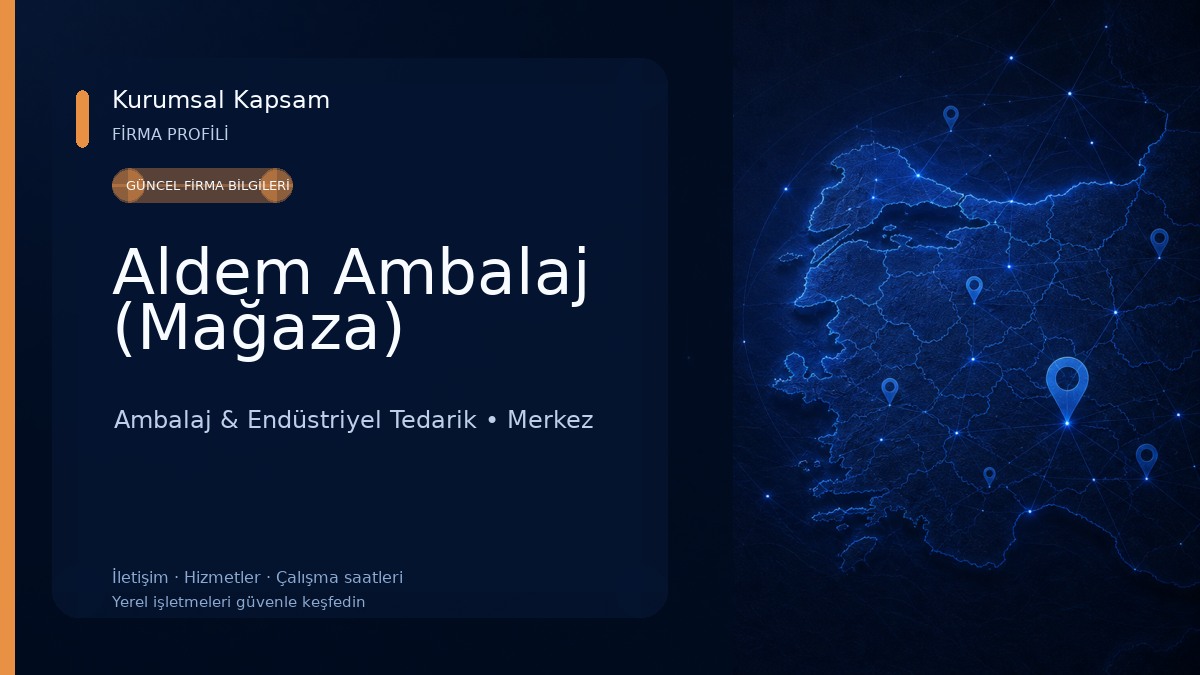 Aldem Ambalaj (Mağaza) Ambalaj & Endüstriyel Tedarik