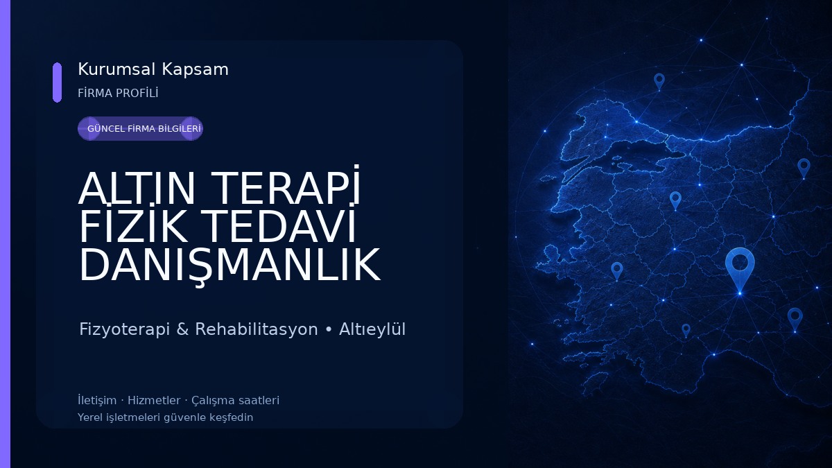 ALTIN TERAPİ FİZİK TEDAVİ DANIŞMANLIK MERKEZİ Fizyoterapi & Rehabilitasyon