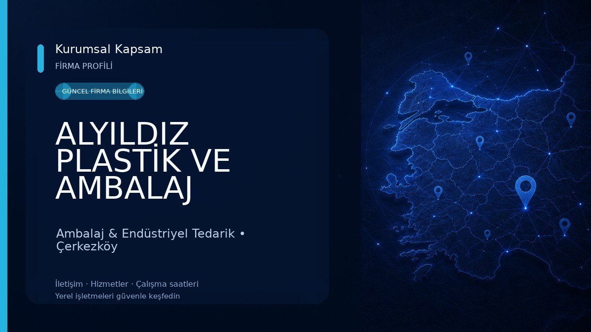 ALYILDIZ PLASTİK VE AMBALAJ Ambalaj & Endüstriyel Tedarik