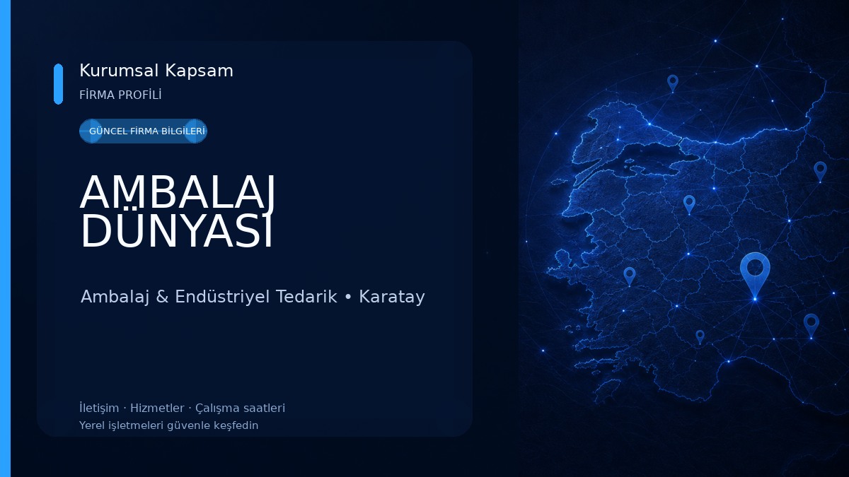 AMBALAJ DÜNYASI Ambalaj & Endüstriyel Tedarik
