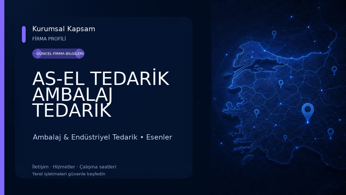AS-EL TEDARİK AMBALAJ TEDARİK Ambalaj & Endüstriyel Tedarik