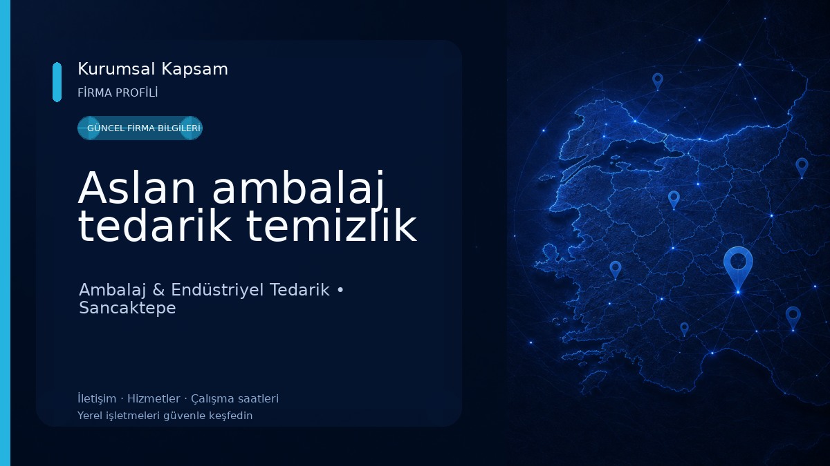 Aslan ambalaj tedarik temizlik Ambalaj & Endüstriyel Tedarik