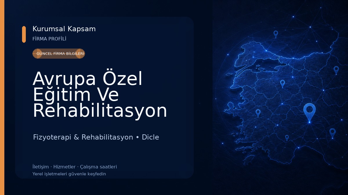 Avrupa Özel Eğitim Ve Rehabilitasyon Merkezi Fizyoterapi & Rehabilitasyon