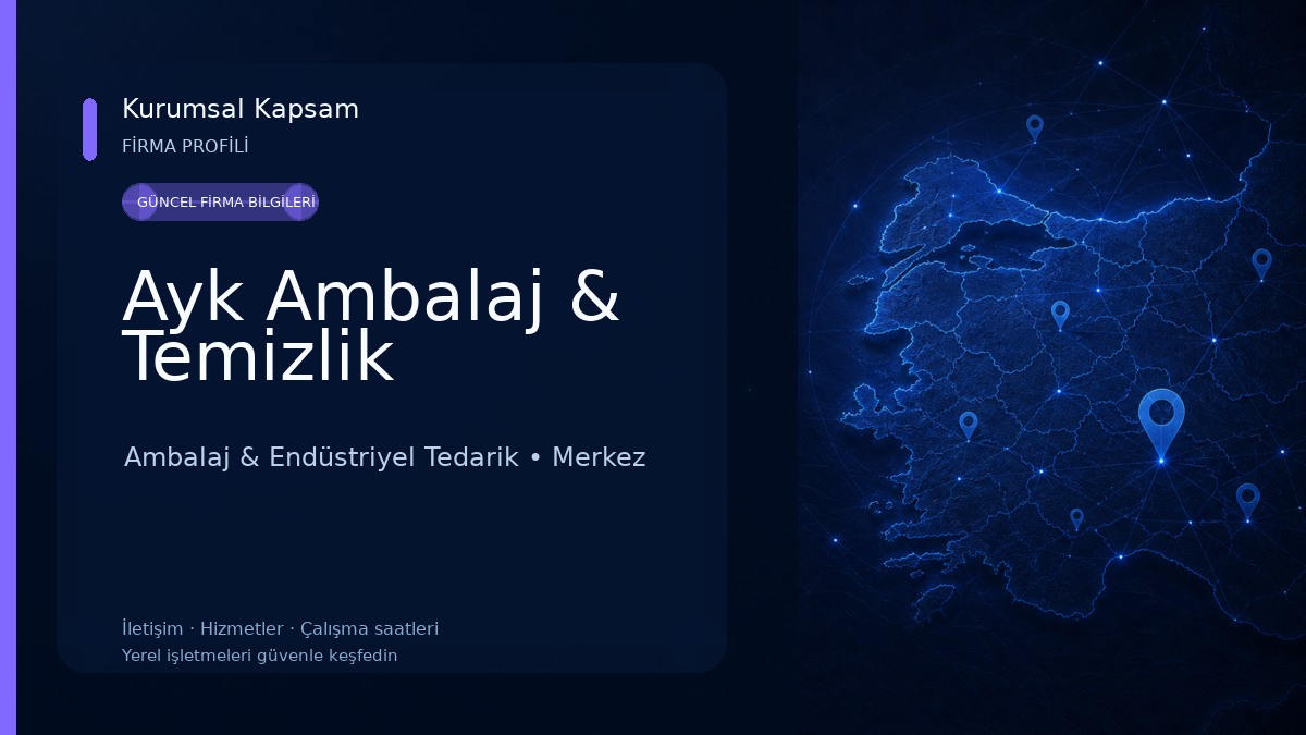 Ayk Ambalaj & Temizlik Ambalaj & Endüstriyel Tedarik
