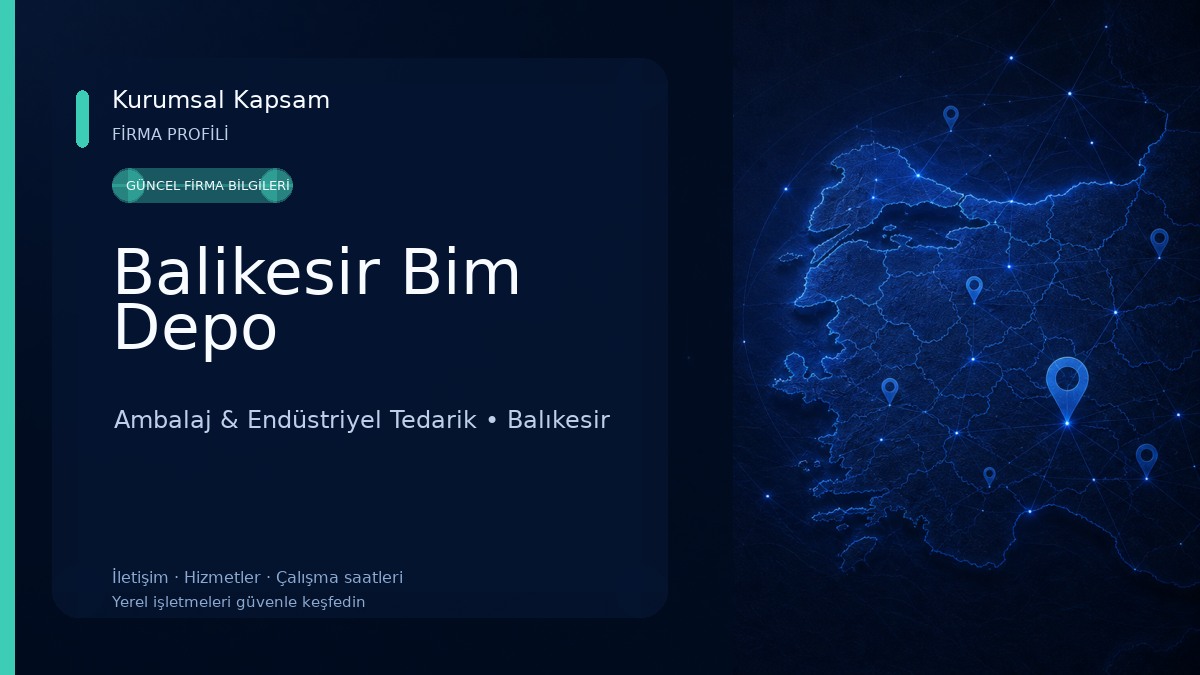 Balikesir Bim Depo Ambalaj & Endüstriyel Tedarik