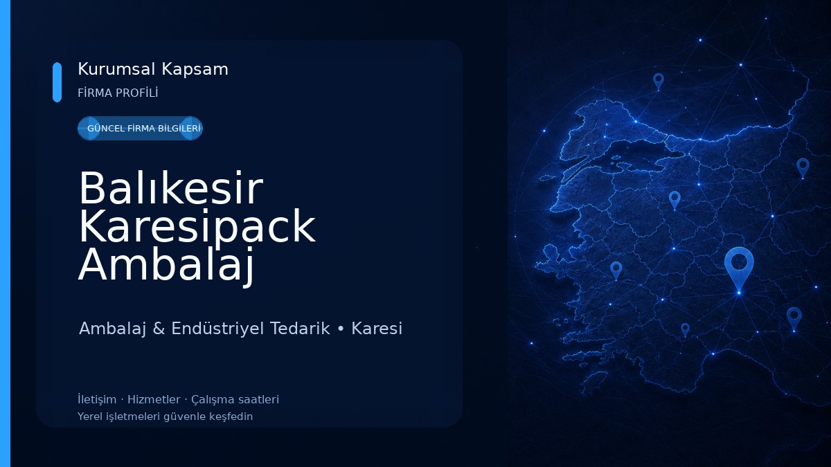 Balıkesir Karesipack Ambalaj Ambalaj & Endüstriyel Tedarik