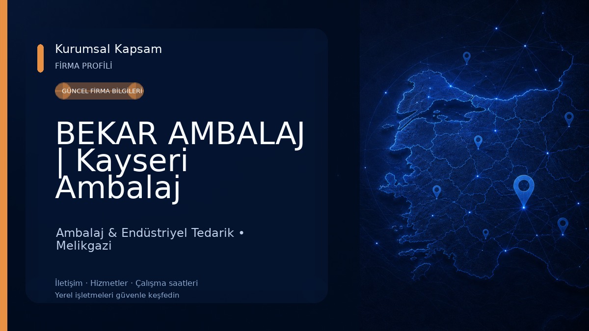 BEKAR AMBALAJ | Kayseri Ambalaj Malzemeleri Toptan ve Perakende Satış