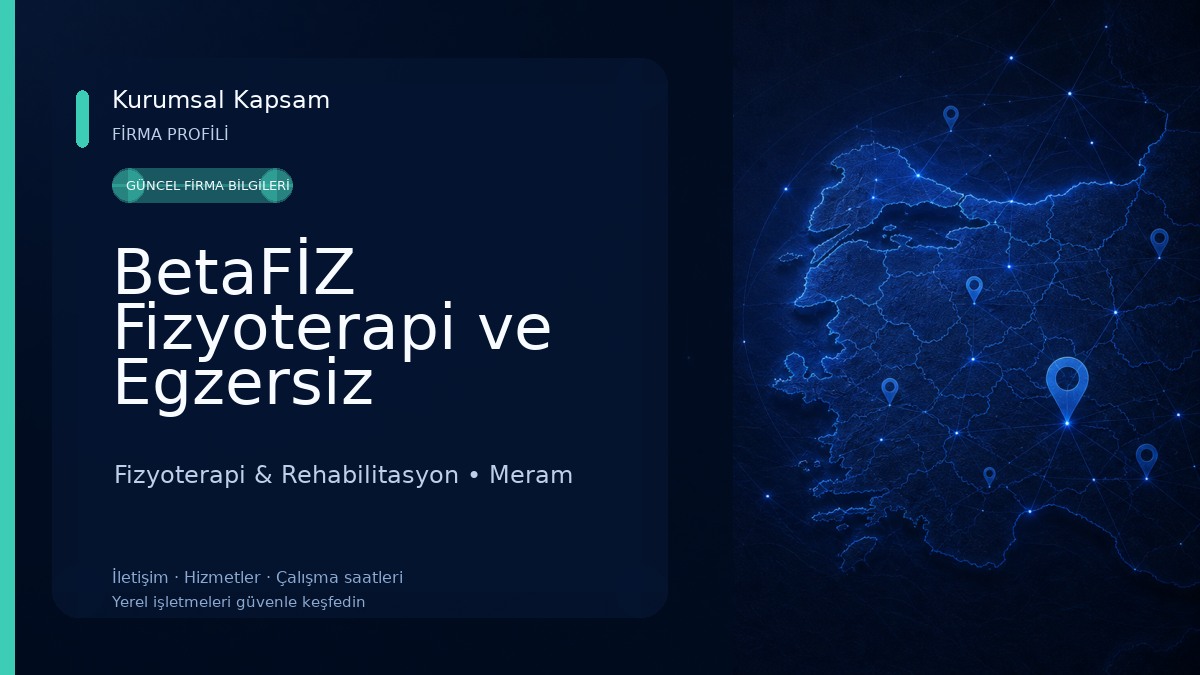 BetaFİZ Fizyoterapi ve Egzersiz Danışma Merkezi Fizyoterapi & Rehabilitasyon