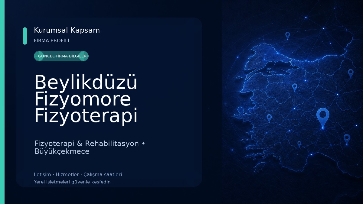 Beylikdüzü Fizyomore Fizyoterapi Merkezi - Büyükçekmece, Hadımköy, Esenyurt (Evde Fizik Tedavi İmkanı)