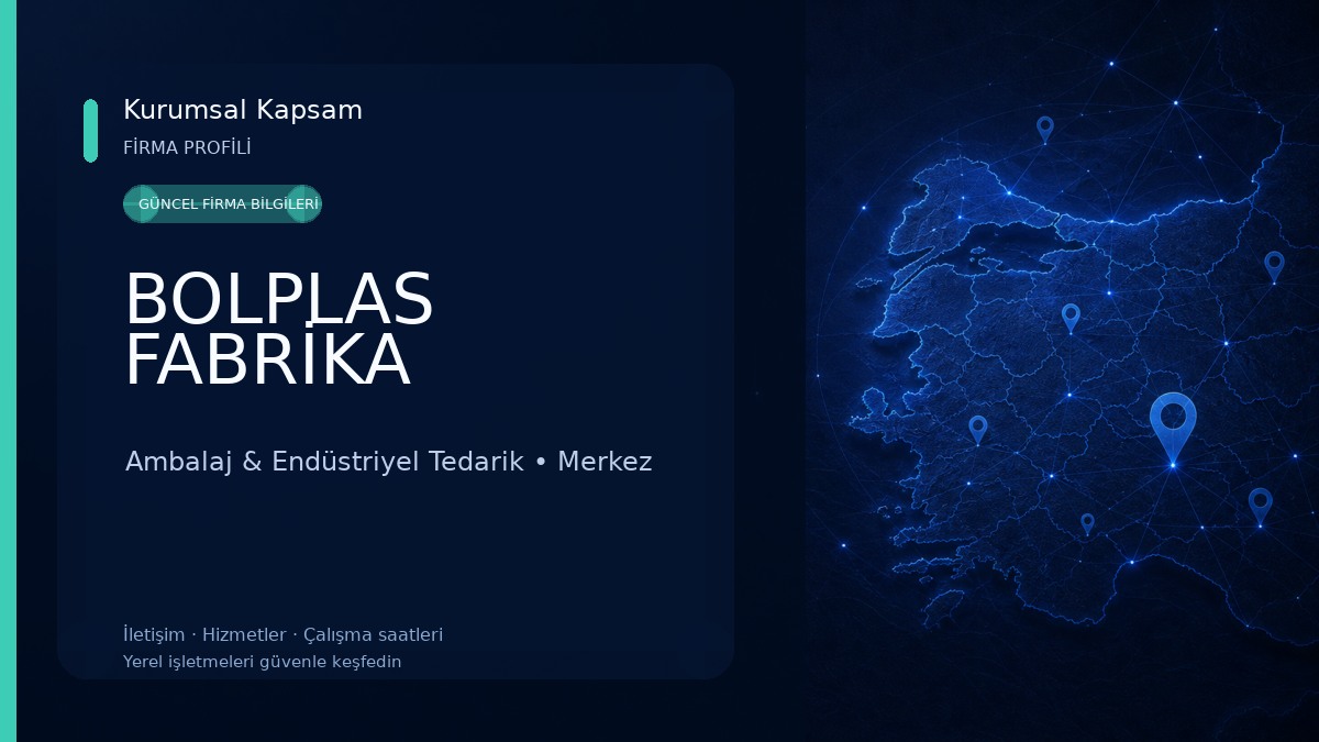 BOLPLAS FABRİKA Ambalaj & Endüstriyel Tedarik