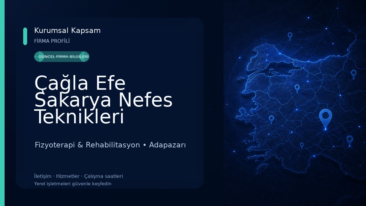 Çağla Efe Sakarya Nefes Teknikleri Atölyesi Fizyoterapi & Rehabilitasyon