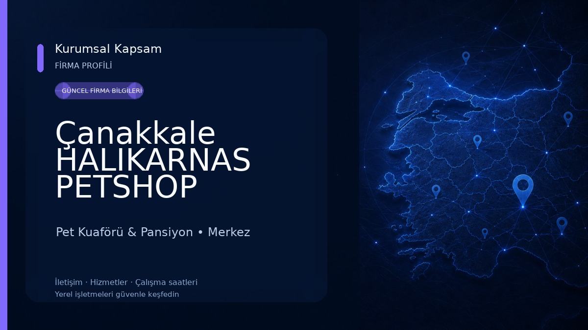 Çanakkale HALIKARNAS PETSHOP