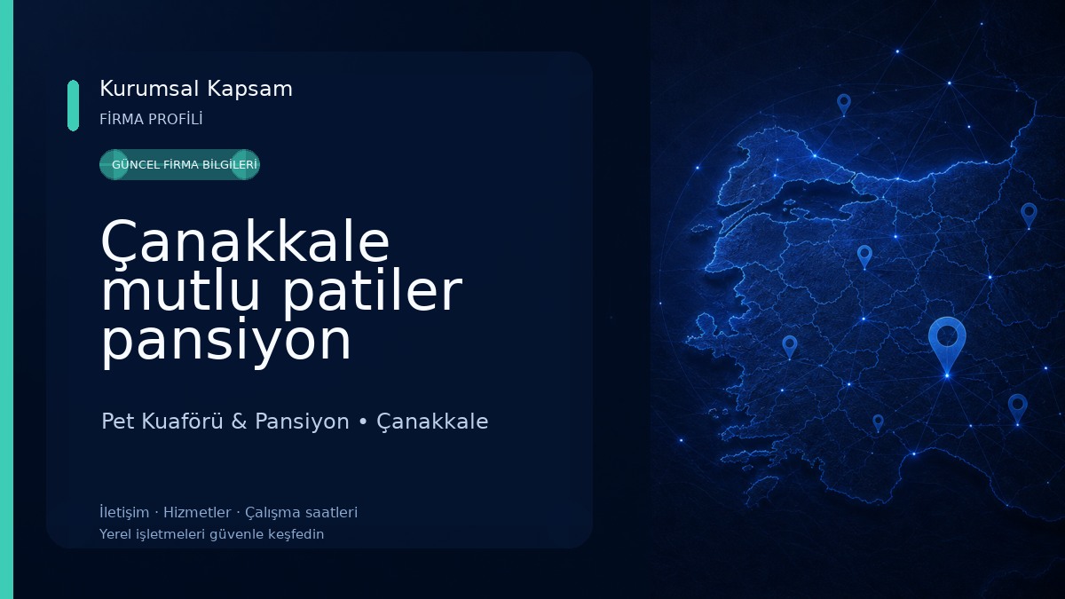 Çanakkale mutlu patiler pansiyon Pet Kuaförü & Pansiyon