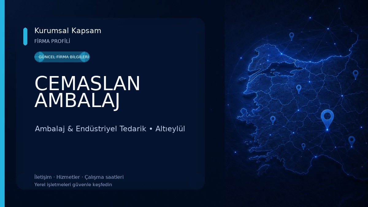 CEMASLAN AMBALAJ Ambalaj & Endüstriyel Tedarik