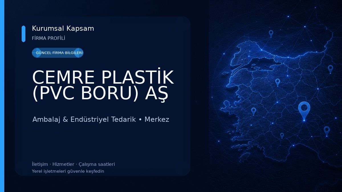 CEMRE PLASTİK (PVC BORU) AŞ
