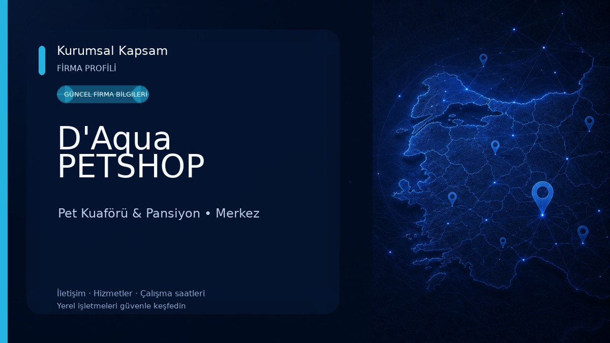 D'Aqua PETSHOP Pet Kuaförü & Pansiyon