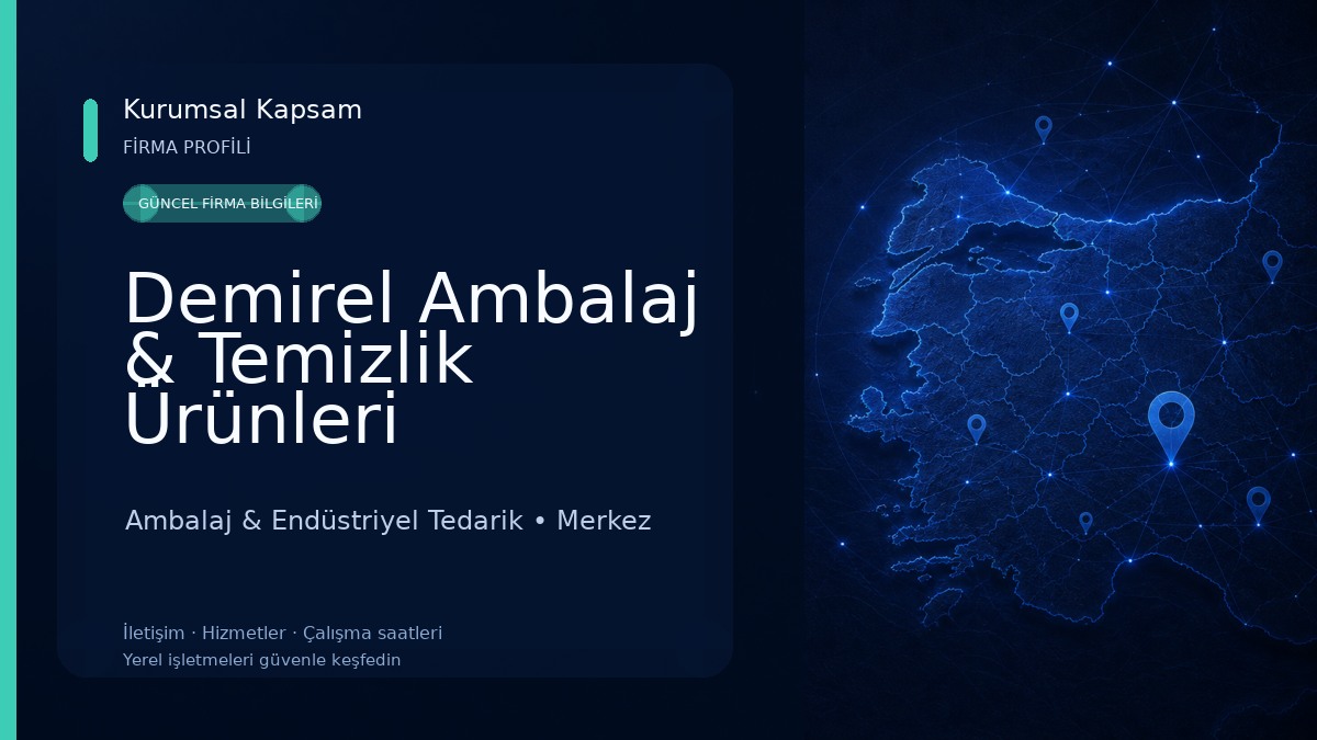 Demirel Ambalaj & Temizlik Ürünleri Ambalaj & Endüstriyel Tedarik