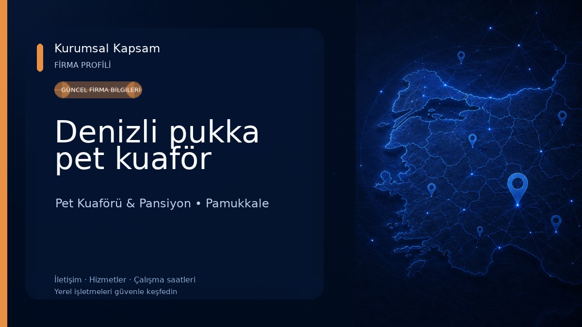 Denizli pukka pet kuaför 