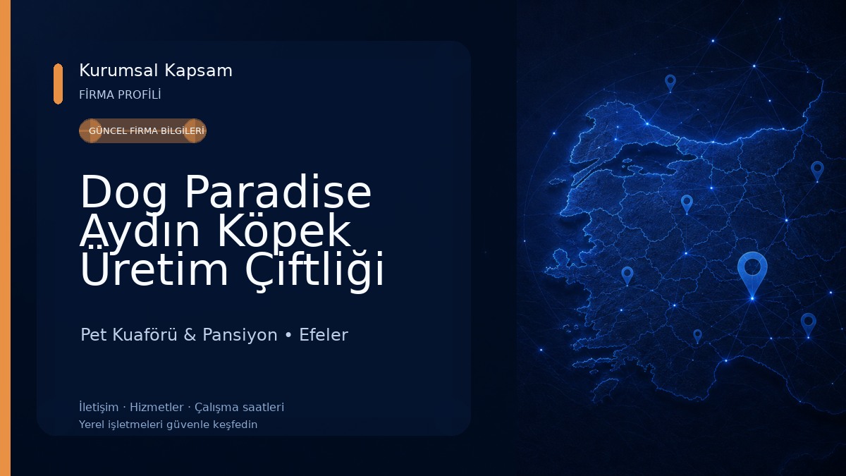 Dog Paradise Aydın Köpek Üretim Çiftliği 