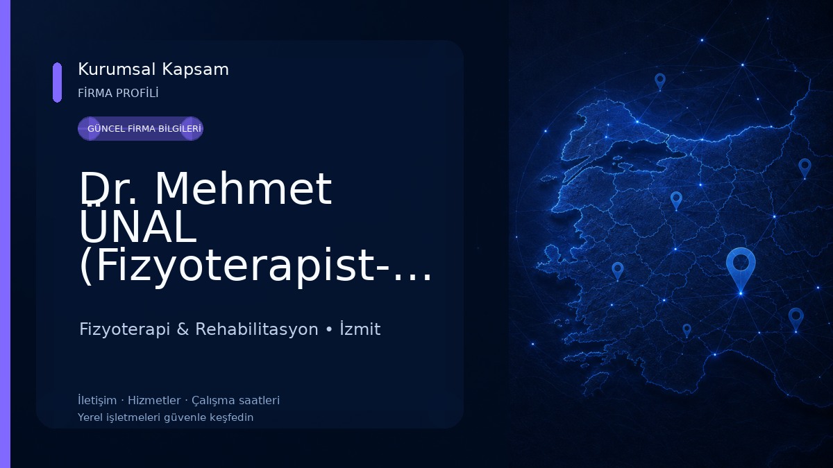 Dr. Mehmet ÜNAL (Fizyoterapist-Ph.D)