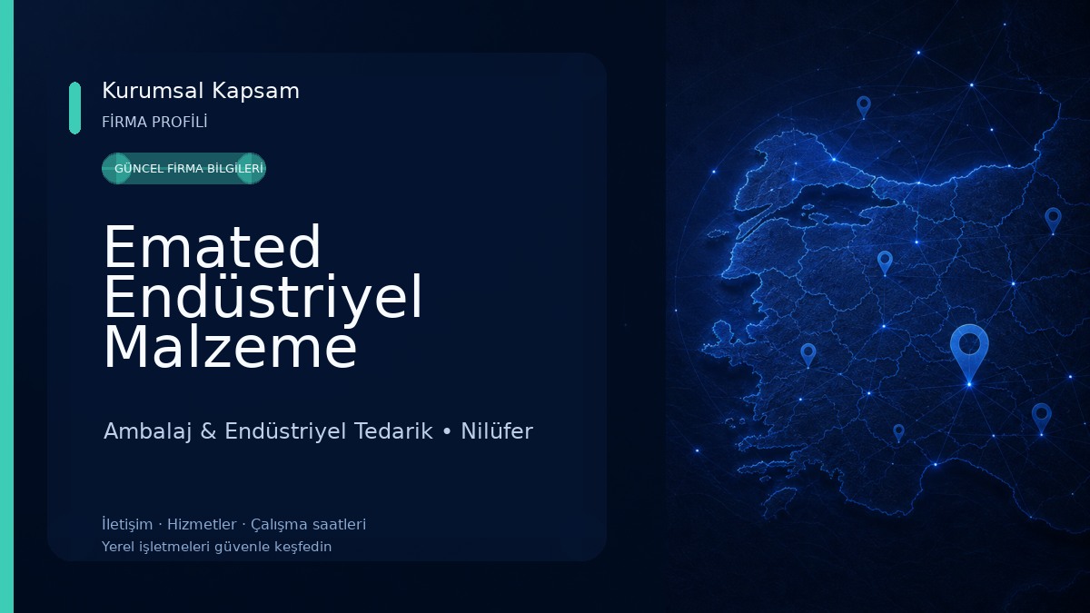 Emated Endüstriyel Malzeme Tedarik Ambalaj & Endüstriyel Tedarik