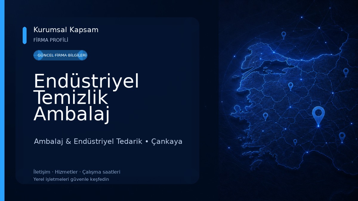 Endüstriyel Temizlik Ambalaj 