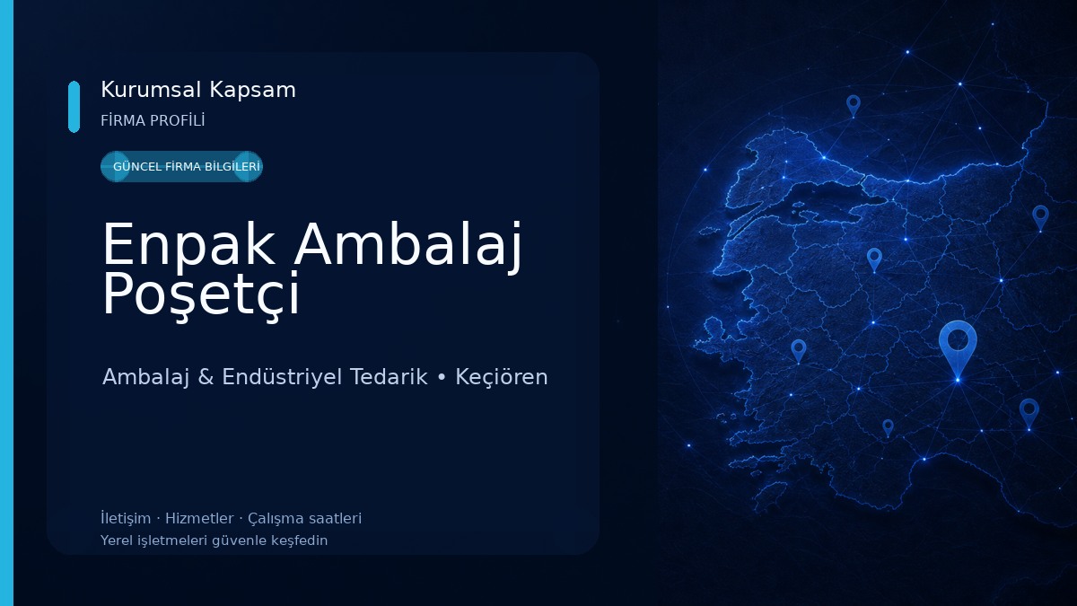 Enpak Ambalaj Poşetçi Ambalaj & Endüstriyel Tedarik