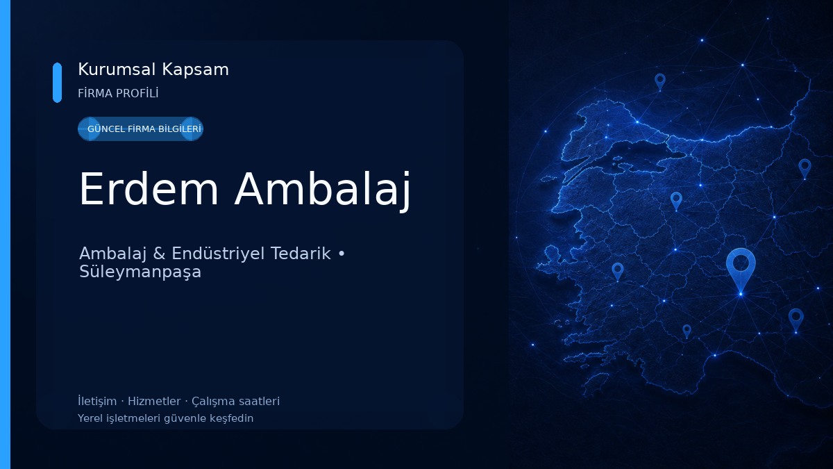 Erdem Ambalaj Ambalaj & Endüstriyel Tedarik