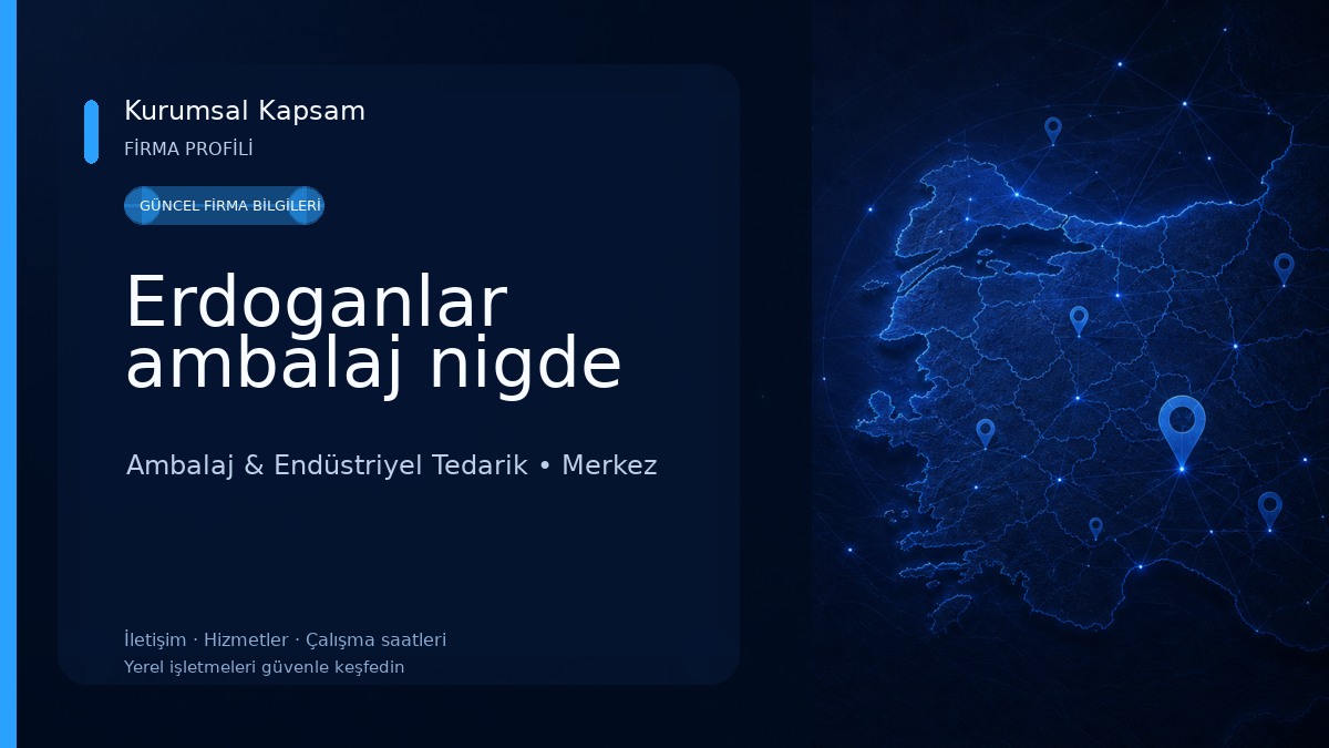 Erdoganlar ambalaj nigde Ambalaj & Endüstriyel Tedarik