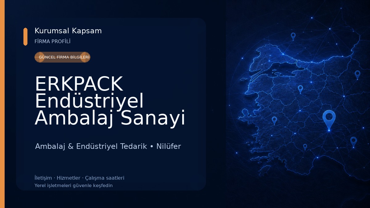 ERKPACK Endüstriyel Ambalaj Sanayi Dış Ticaret Ltd. Şti Ambalaj & Endüstriyel Tedarik