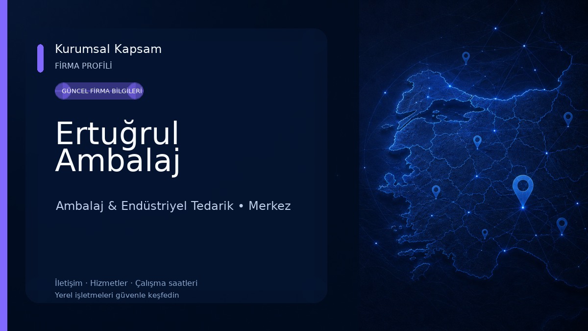 Ertuğrul Ambalaj Ambalaj & Endüstriyel Tedarik