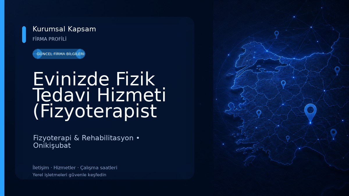 Evinizde Fizik Tedavi Hizmeti (Fizyoterapist Emre) Fizyoterapi & Rehabilitasyon