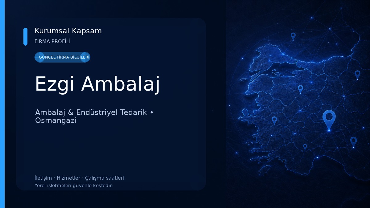 Ezgi Ambalaj Ambalaj & Endüstriyel Tedarik