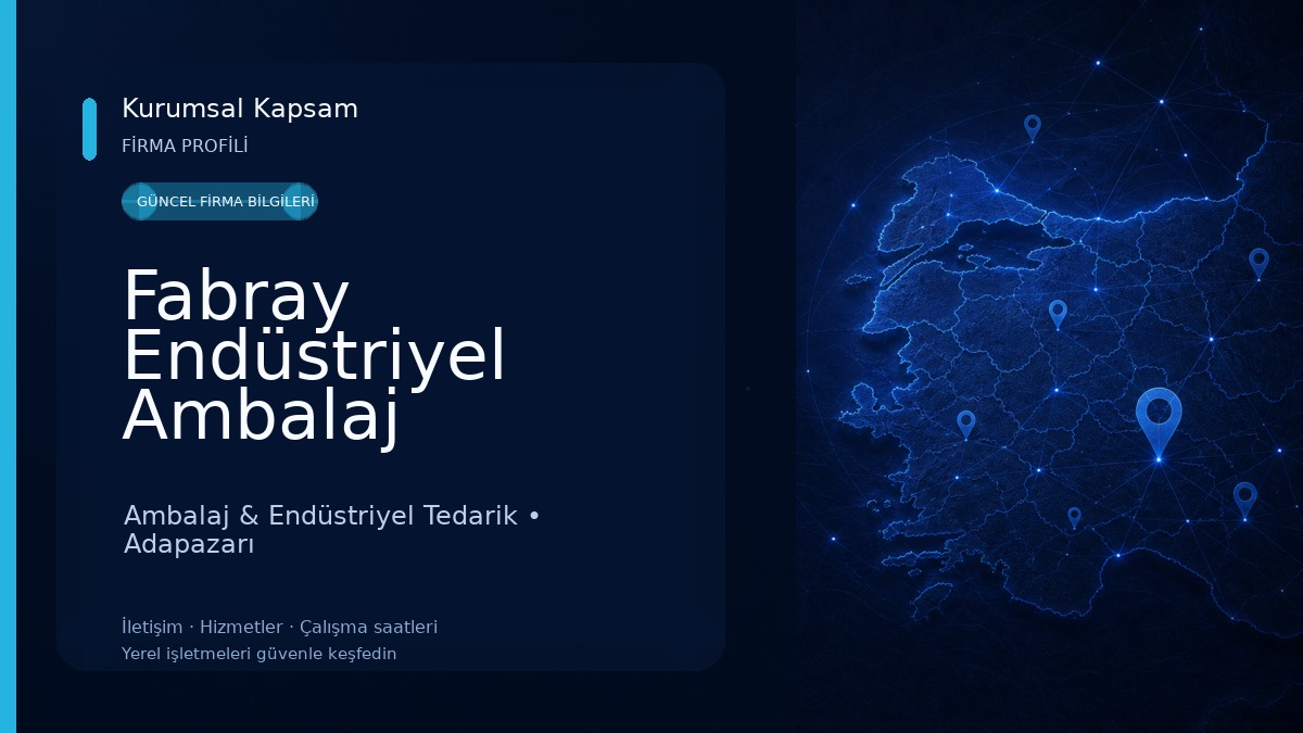 Fabray Endüstriyel Ambalaj Sistemleri Ambalaj & Endüstriyel Tedarik