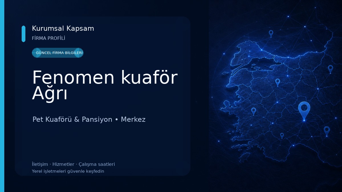 Fenomen kuaför Ağrı Pet Kuaförü & Pansiyon