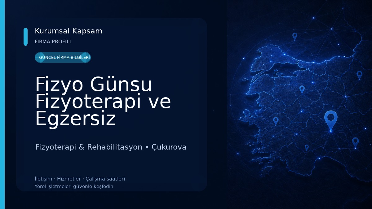 Fizyo Günsu Fizyoterapi ve Egzersiz Danışmanlık Merkezi Fizyoterapi & Rehabilitasyon