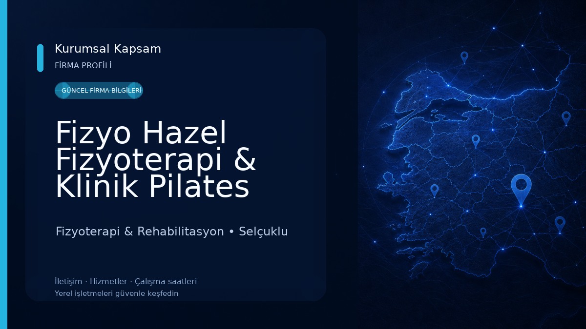 Fizyo Hazel Fizyoterapi & Klinik Pilates Danışmanlığı Fizyoterapi & Rehabilitasyon