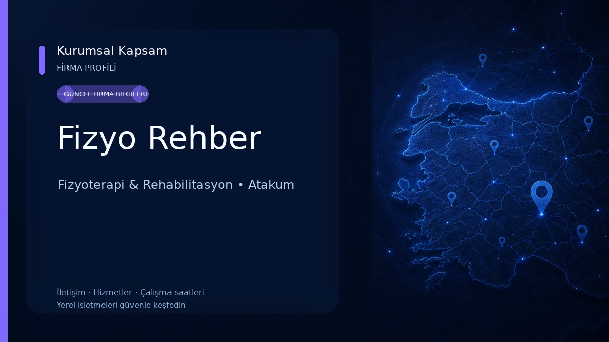 Fizyo Rehber Fizyoterapi & Rehabilitasyon