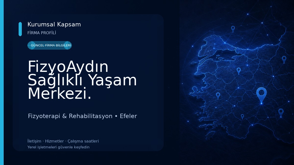 FizyoAydın Sağlıklı Yaşam Merkezi. Fizyoterapist Necla Büşra SALIŞ Fizyoterapi & Rehabilitasyon
