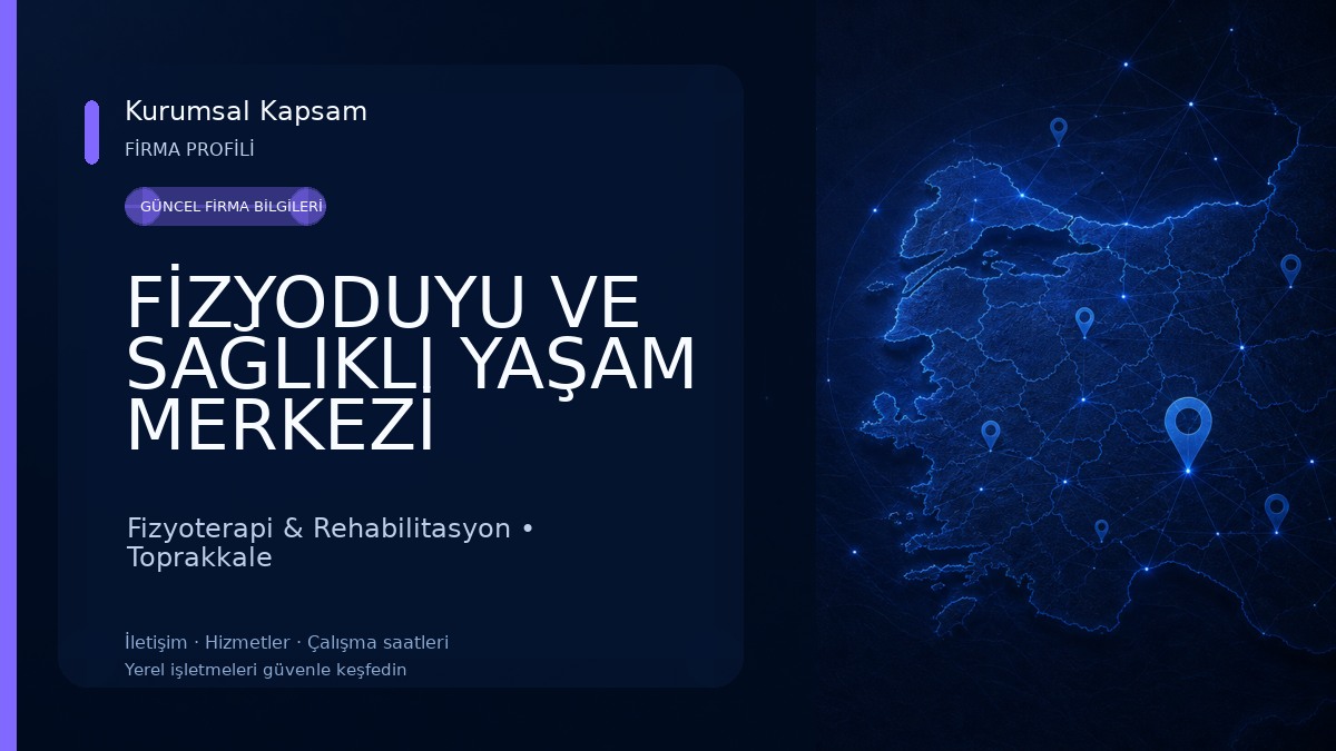 FİZYODUYU VE SAĞLIKLI YAŞAM MERKEZİ Fizyoterapi & Rehabilitasyon