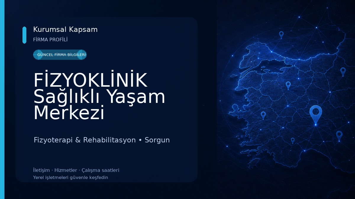 FİZYOKLİNİK Sağlıklı Yaşam Merkezi yozgat/sorgun Fizyoterapi & Rehabilitasyon
