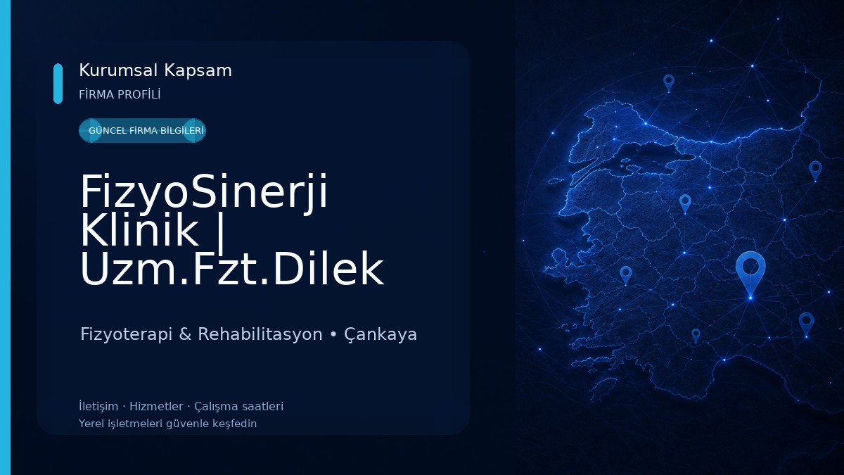FizyoSinerji Klinik | Uzm.Fzt.Dilek Nur Kara Fizyoterapi & Rehabilitasyon