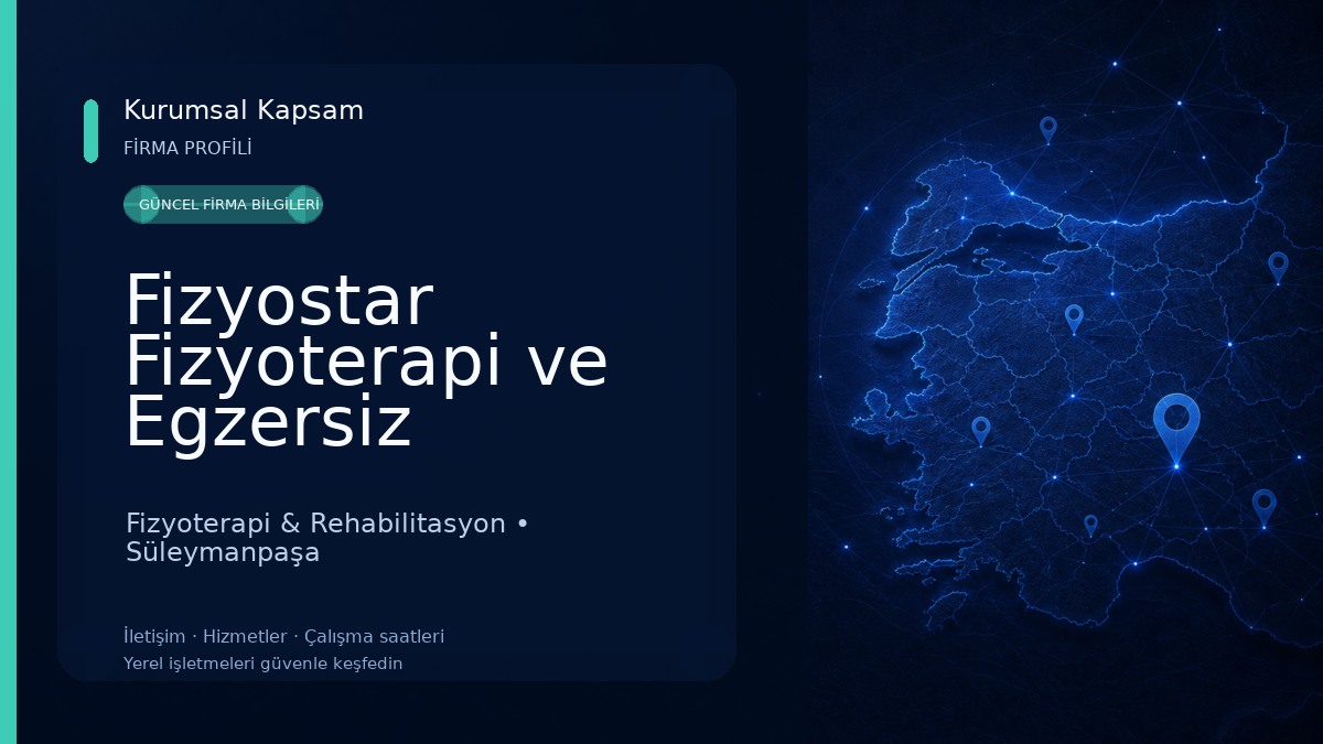 Fizyostar Fizyoterapi ve Egzersiz Danışmanlık Merkezi