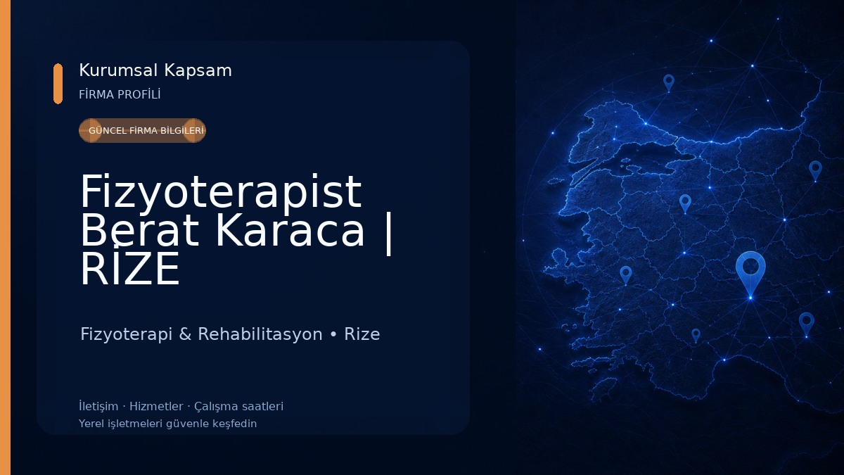 Fizyoterapist Berat Karaca | RİZE Fizyoterapi & Rehabilitasyon