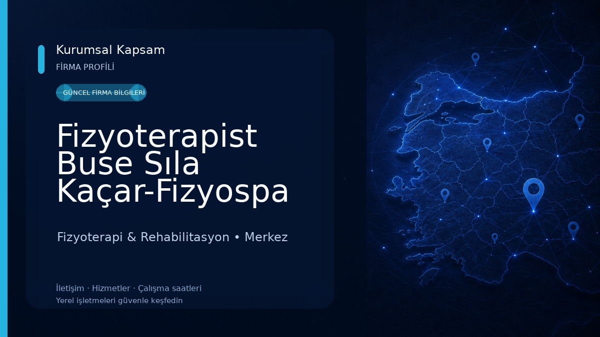 Fizyoterapist Buse Sıla Kaçar-Fizyospa Çanakkale