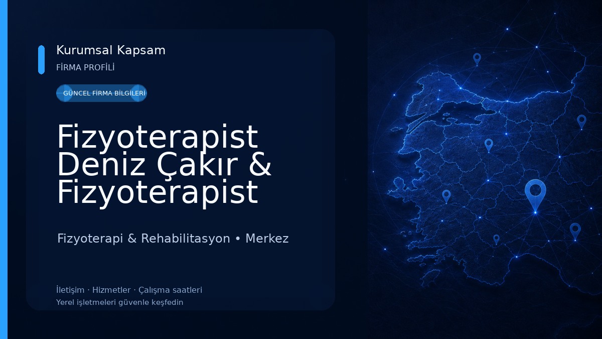 Fizyoterapist Deniz Çakır & Fizyoterapist Şeyma Biçer