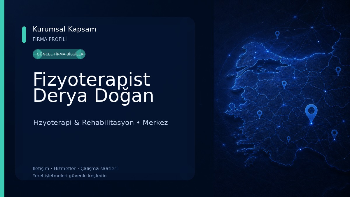 Fizyoterapist Derya Doğan 