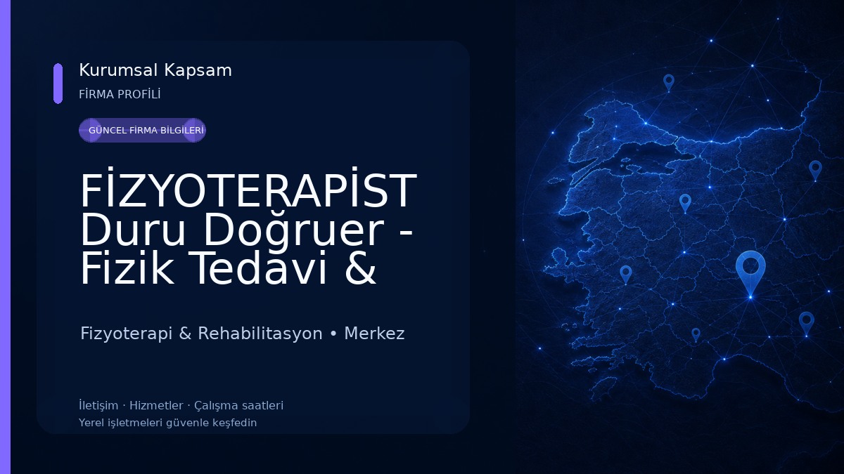 FİZYOTERAPİST Duru Doğruer - Fizik Tedavi & Reformer Pilates Fizyoterapi & Rehabilitasyon