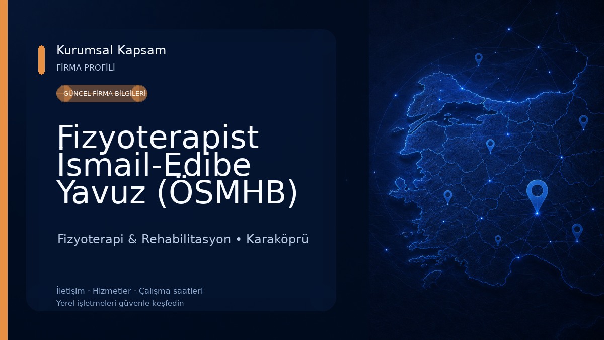 Fizyoterapist İsmail-Edibe Yavuz (ÖSMHB) Fizyoterapi & Rehabilitasyon